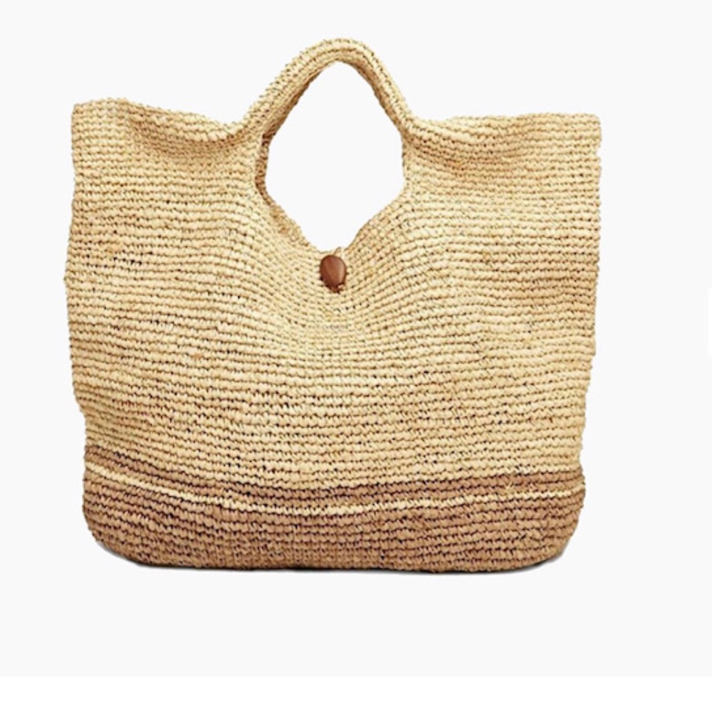 VITAMIN A TASH TOTE (STRAW) NWT